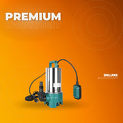 Vijverpomp - Waterpomp - Dompelpomp - Fonteinpomp - 1.100W - Voor Schoon en Vuil Water - Met Automatische Vlotterschakelaar - 16.500 L/u - Voor Zwembad, Vijver, Tuin & Overstromingskelder - Groen