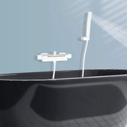 Badkraan - Met waterval - Voor badkamers - Luxe uitstraling met warm/koudfunctie - Wit