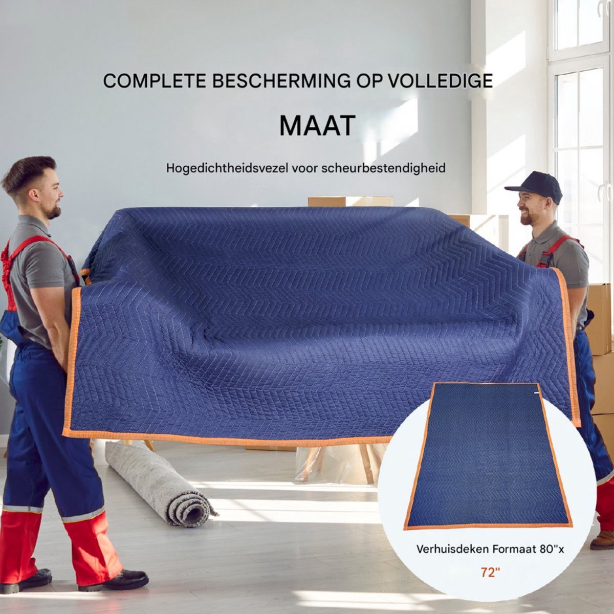 Verhuisdekens - Set van 12 Meubeldekens - Verhuizen - Non-Woven Stof - Beschermend