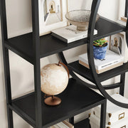 Boekenkast Manivo - Bruin - Boekenrek - 5 lagen - Woonkamer, slaapkamer en kinderkamer - Hout - 175cm