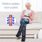 Happyment Voetmassage Apparaat en Beenmassage - Compressie Massage Elektrisch - 6 Verschillende Standen - Verbetert de Bloedsomloop