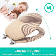 WC-bril - Toiletbril – Voor Toilet & Badkamer – Soft-Close – Duurzaam Kunststof - Met print