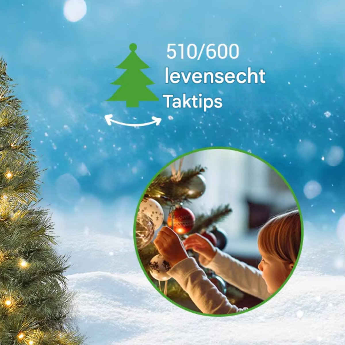 Kerstboom 180cm - Zonder LED verlichting - Met houten standaard Kunstkerstboom - Voor Kerstdecoratie - PVC