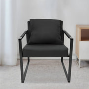 Fauteuil- Voor Woonkamer - Moderne Lounge - Stof /Zwart