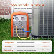 Koelmiddelterugwinningsmachine PRO - 3/4HP - 220-240V - 4,85 lbs/min