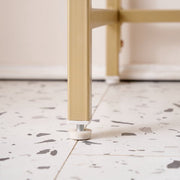 Bolt Edge Console Tafel Deluxe - 100cm - Transparant - Wandtafel - Sidetable - Goud