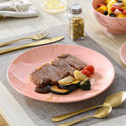 Serviesset Dalizo - 24 delig - 8 persoons - Baby roze - Dinerborden - Bordenset - Diepe borden - Ontbijtborden - Servies