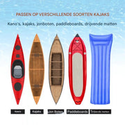 Kajak trolley - Voor SUP, Kano, Kayak, Surfplank - Surf trolley - Opvouwbare Kano trolley - PU Banden - 145kg draagvermogen
