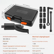 Koppelvermenigvuldiger PRO - 4800 Nm Wielsleutelset - 1:58 Versterker - Vierkant 24-33 mm