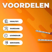 Lineaire Rails PRO - Lineaire railgeleider - 15-1500 mm - Inclusief 4 Precisie Lagerblokken
