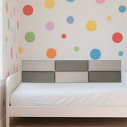 Bedhoofd - Hoofdbordkussen - Hoofdbord - Voor interieurdecoratie en bedhoofdbescherming - Grijs