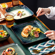 Vittoria Serviesset - 16 delig - 4 persoons - Groen - Dinerborden - Bordenset - Diepe borden - Servies - Ontbijtborden - Keukenservies
