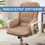 Bureaustoel kussen - Rugkussen - Ergonomisch - Universeel - Khaki