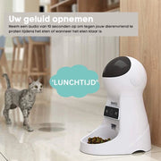 Bolt Edge Automatische Voerbak voor Katten - Elektrische Kattenbak - Cat Feeder - Wit