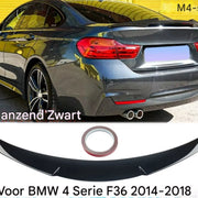 Spoiler - Kofferbak Vaylen - Gloss Zwart - Voor BMW 4-Serie F36 Gran Coupe (2014-2018) - M4 Look