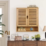 Bamboe Lavish - badkamerkast - Keukenkast - Wandgemonteerde badkamermeubel - Organizer