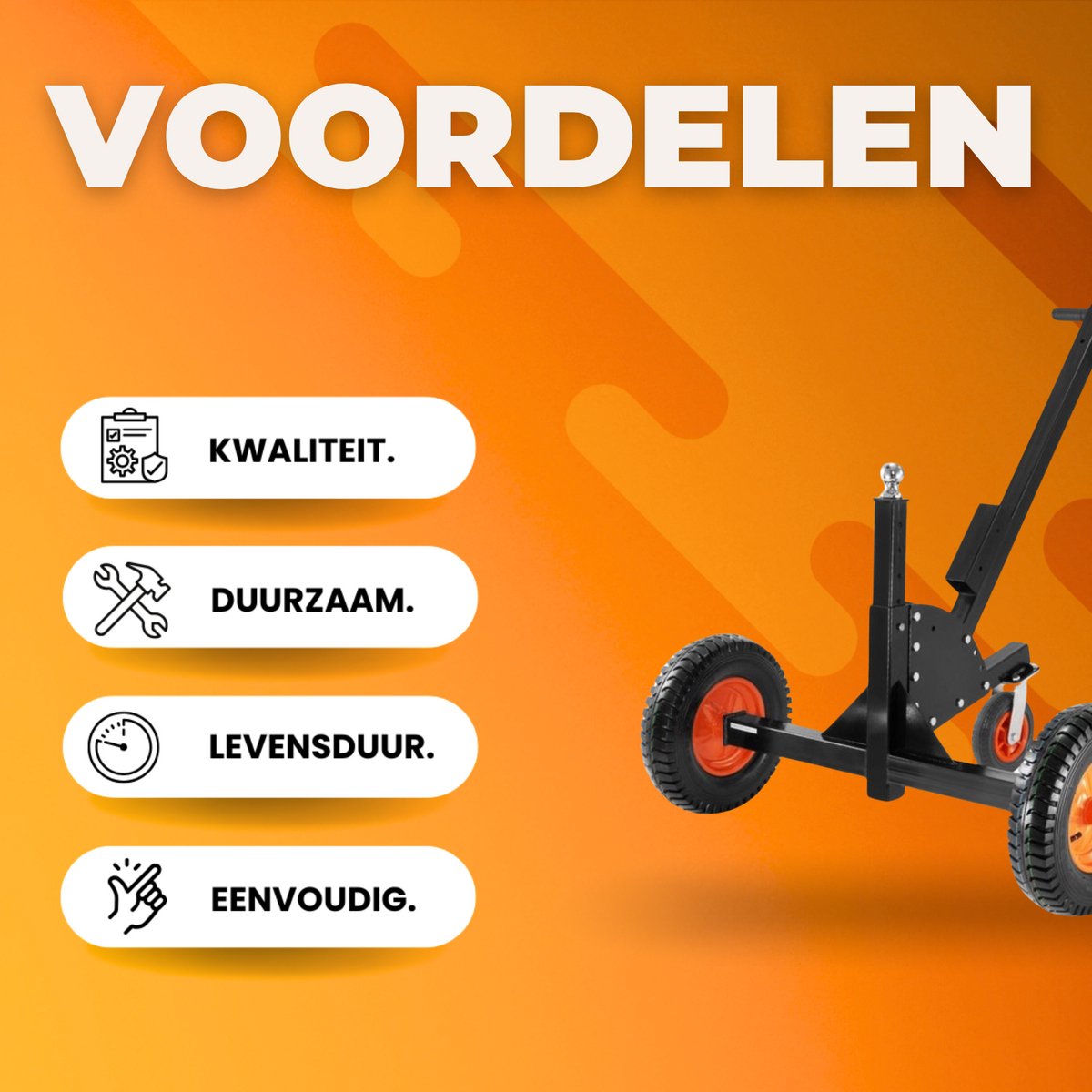 Trailer Manoeuvreerhulp - Voor Caravan, boot of aanhanger - Handmatige/Voertuigtrekmodus