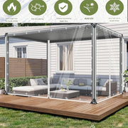 Dekzeil - Afdekzeil - Zeildoek - Voor Tuinhuis & Terras -Transparant 2x2m