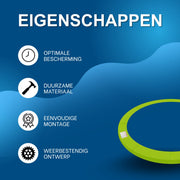 Trampoline Randkussen - Beschermkussen - Beschermrand - Trampolinerand - Diameter buitenring: 4,2 m - Groen