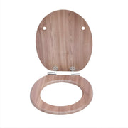 WC-bril - Toiletbril - O-vormig - Soft-Close - Voor Toilet & Badkamer – MDF - Houtlook