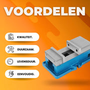 Bankschroef 125mm - Hoge Precisie - Bankklem - Werkbank klem - Voor NC/CNC-machines