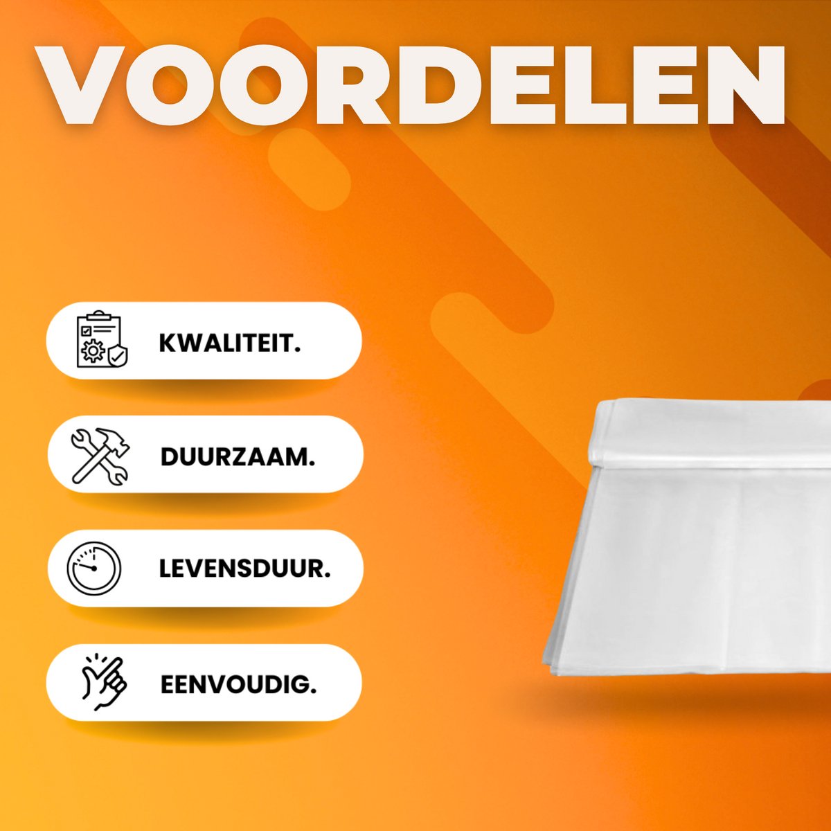 Broeikasfolie PRO - Tunnelfolie - Kasfolie - Folie - 32x25 ft - UV-Bestendig Polyethyleen - Tuinfolie Voor Tomaten