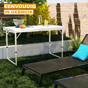 Luxe Klaptafel – Multifunctionele Picknicktafel voor Feesten, BBQ’s, en Camping – Duurzaam en Opvouwbaar