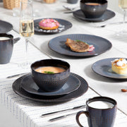 Verdant Zafiro Serviesset - 16 delig - 4 persoons - Donkergroen - Dinerborden - Bordenset - Diepe borden - Ontbijtborden - Servies - Keukenservies