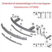 Valbeugel Titanix - Aluminium - Voorbumper - Voor BMW 7 Serie F01/F02 LCI (2013-2015) - Auto Accessoires