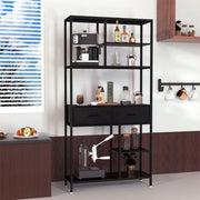 Boekenkast XL Milano - 4 Lades - Boekenrek - Woonkamer, slaapkamer en kinderkamer - Hout - 180x90cm