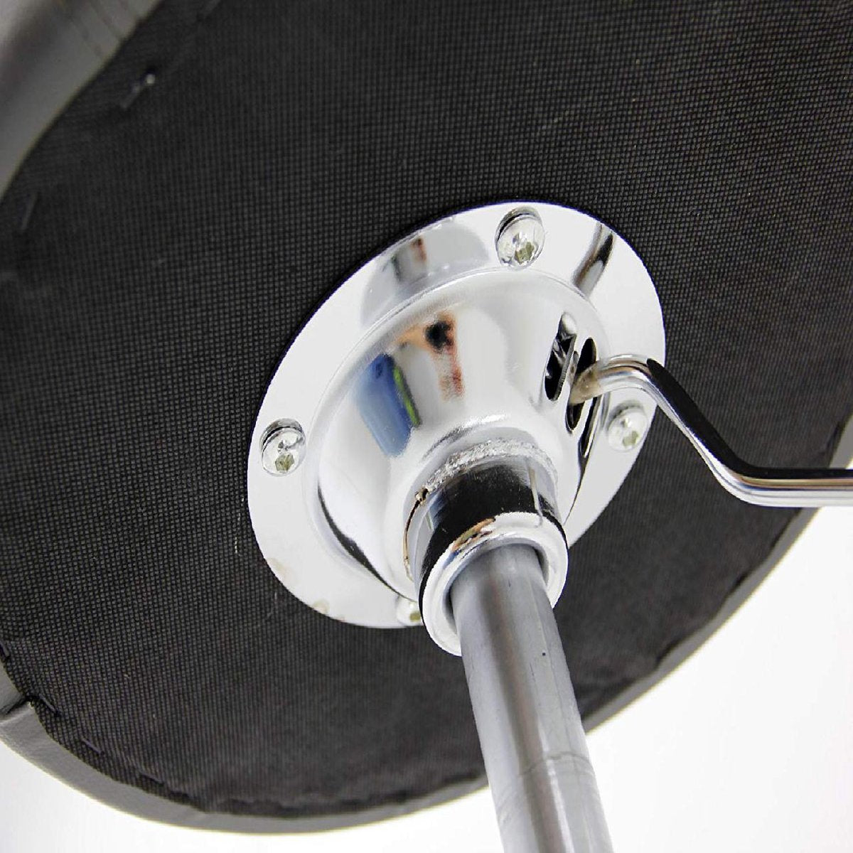 Ronde Barkruk Zizi - Met rugleuning - Ergonomische barstoel - Wit - Set van 1 - Keuken en bar - In hoogte verstelbaar - Zithoogte 52-67cm