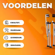 Aluminium Werkstelten - Verstelbare stelten 91-126cm - Anti slip - Voor schilders of stucadoors - Theater - 103 kg