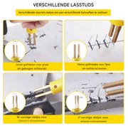 Plastic lasapparaat - Heet Nietpistool - Laselektroden - Reparatieset - 600 Nietjes - 3 Warmtestanden