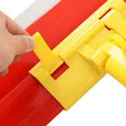Teken- en afwerkset - Voor muren en pleisterwerk - Droogtekeningbladen met verlenggreep - Rood