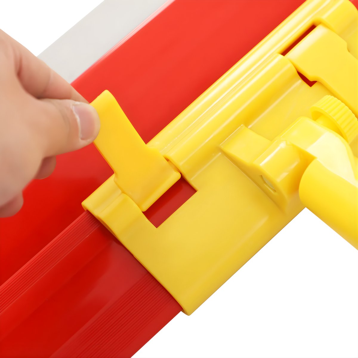 Teken- en afwerkset - Voor muren en pleisterwerk - Droogtekeningbladen met verlenggreep - Rood