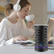 Automatische Elektrische Melkschuimer - 4 in 1 - 1500W - Stoomboot Schuimer - 600ml Warm & Koud Schuimer voor Latte & Koffie