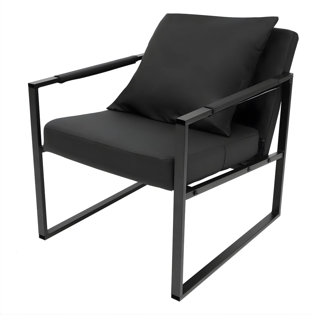Fauteuil- Voor Woonkamer - Moderne Lounge - Stof /Zwart