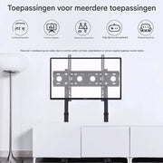 TV muurbeugel - Voor 26"-75" - Kantelbaar - Ultra Slim & ruimtebesparend - Statief - Wit
