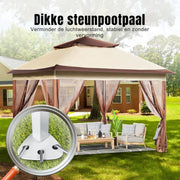 Opbergbox met deksel - 380L - Buitenopbergbox - Tuinbox - Kussenbox - Buiten - Opbergdoos - 122x54x62CM Opbergmand