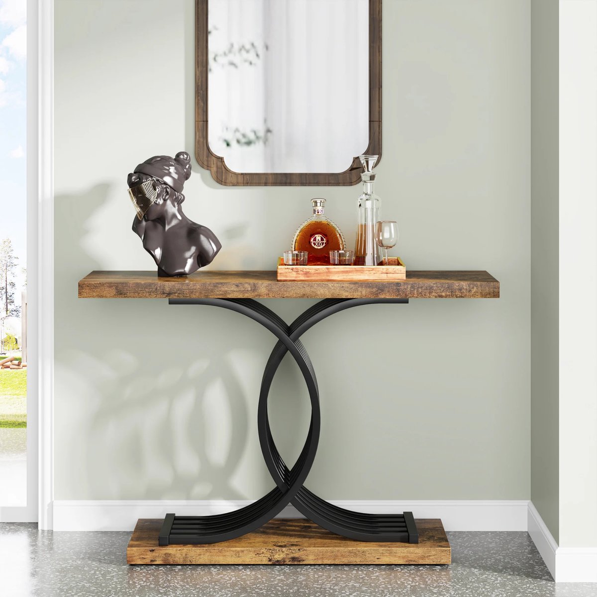 Consoletafel designer - Sidetafel - Wandtafel - Haltafel - Woonkamer - Modern vintage