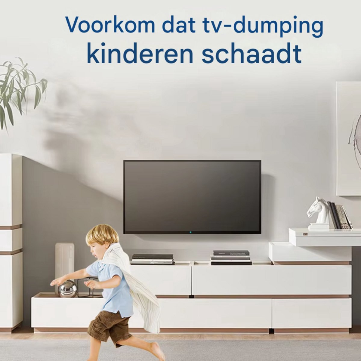 TV muurbeugel Vaylen - Voor 32"-55" inch - Draaibaar en kantelbaar - Ultra Slim & ruimtebesparend - Beugel statief - Zwart