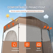 Douchetent Deluxe - Omkleedtent - Camping - 2 Persoons - 84"x42" - Privacytent Voor Omkleden