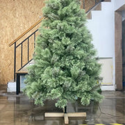 Kerstboom 180cm - Zonder LED verlichting - Met houten standaard Kunstkerstboom - Voor Kerstdecoratie - PVC