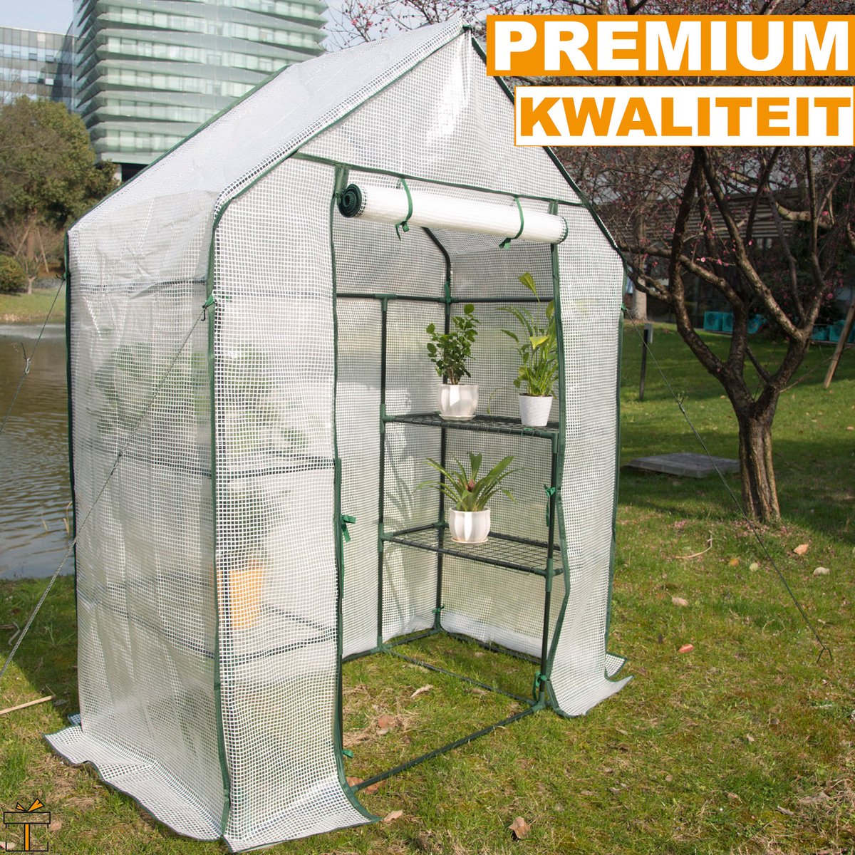 Happyment® Broeikas - Tuinkas - Kweekbak - Kweekkast - Moestuin - Serre - Black friday - Sinterklaas - Kerstcadeau