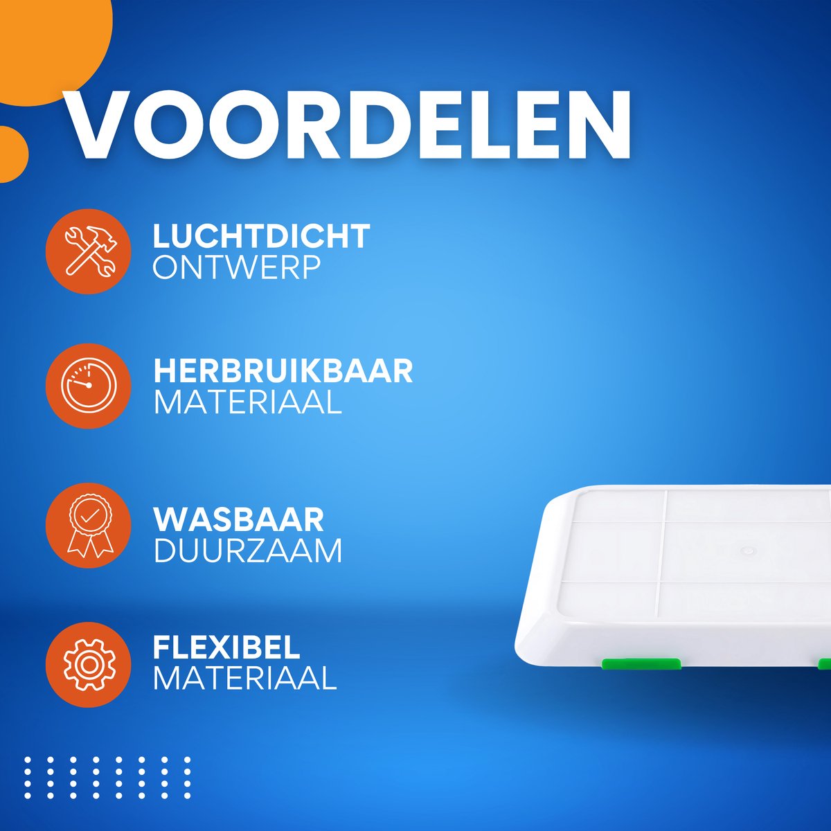 Herbruikbare Bewaardozen voor voedsel - van PP & TPU - Voor Het Vers Houden van Zeevruchten, Rundvlees & Ham - Wasbaar, Luchtdicht & Herbruikbaar - Temperatuurbestendig van -20°C tot 80°C - Groen