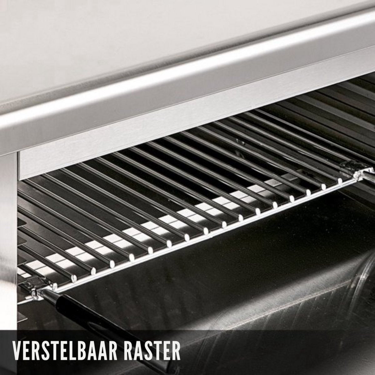Salamander Grill - 2000W - Vleeskuikens - 450x260 mm - Kaassmelter - Professioneel Grillapparaat