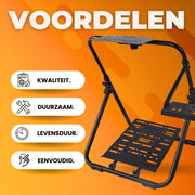 Stuurstandaard voor Racestoel – Playseat - Verstelbare Gaming Setup Compatibel met Fanatec, Hori & Mad Catz
