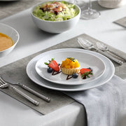 Majestic Dinerborden – Serviesset – 12 persoons – 24 delig – Wit Keramisch – Breakfast Plates – Stijlvol keramiek
