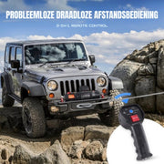 Elektrische Takel - Lier - Hijskraan - Draadloze afstandsbediening tot 20m - 6000KG Power Winch - 12V DC Offroad motor truck