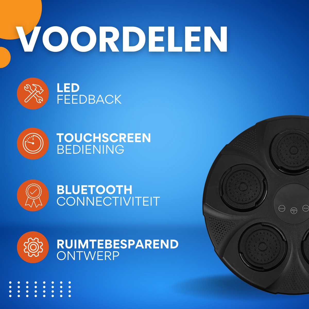 Boxing machine PRO - 9 snelheden - Muziek - Bokszak - Boksbal - Volwassenen en kinderen